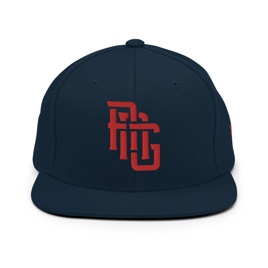 "ANG" Wool Blend Snapback | E Luna Brand ESSENTIAL | 2 Red Thread Logos
