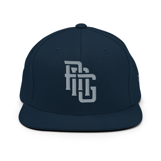 "ANG" Wool Blend Snapback | E Luna Brand ESSENTIAL | 2 Grey Thread Logos