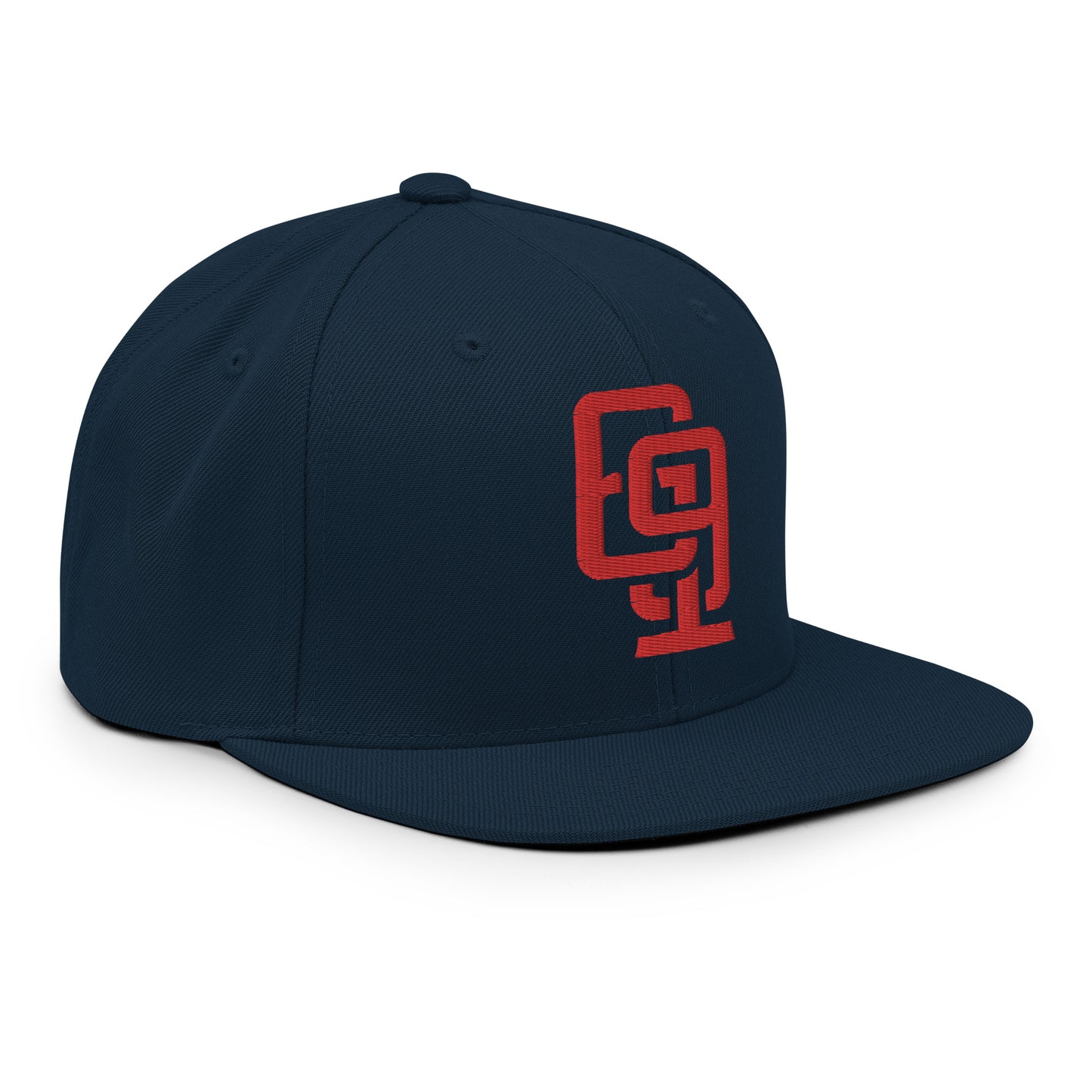 "619" Wool Blend Snapback | E Luna Brand ESSENTIAL | 2 Red Thread Logos