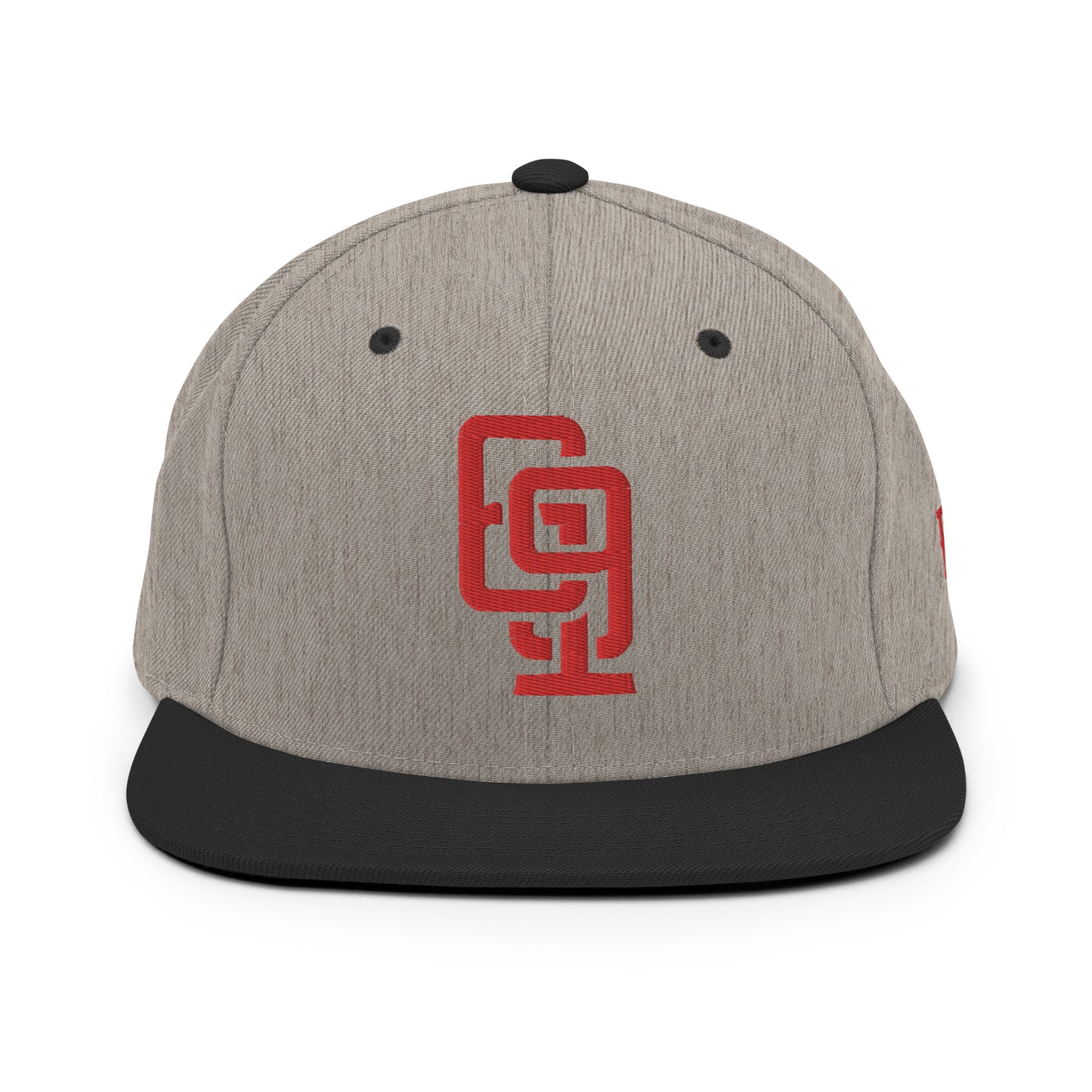 "619" Wool Blend Snapback | E Luna Brand ESSENTIAL | 2 Red Thread Logos