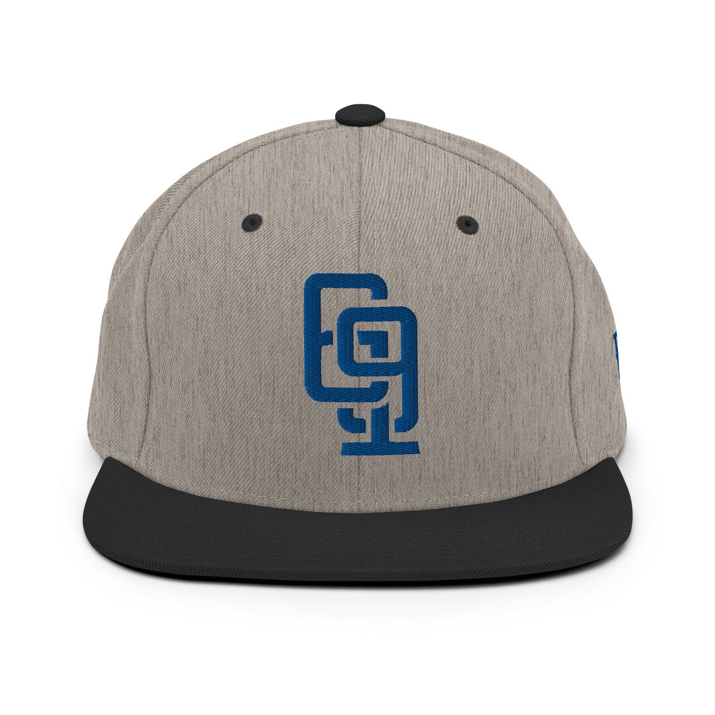 "619" Wool Blend Snapback | E Luna Brand ESSENTIAL | 2 Royal Thread Logos