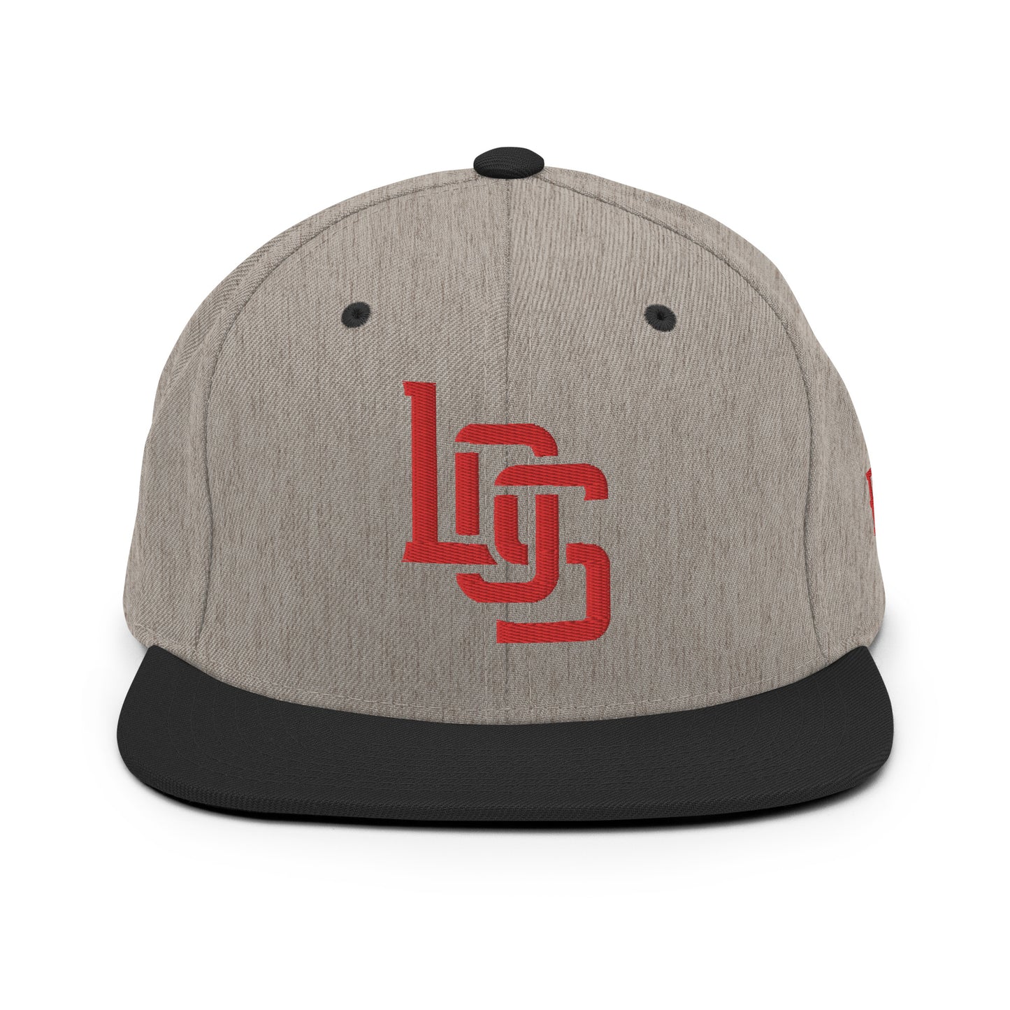 "LOS" Wool Blend Snapback | E Luna Brand ESSENTIAL | 2 Red Thread Logos
