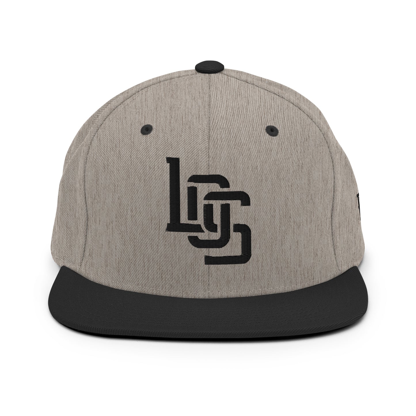 "LOS" Wool Blend Snapback | E Luna Brand ESSENTIAL | 2 Black Thread Logos
