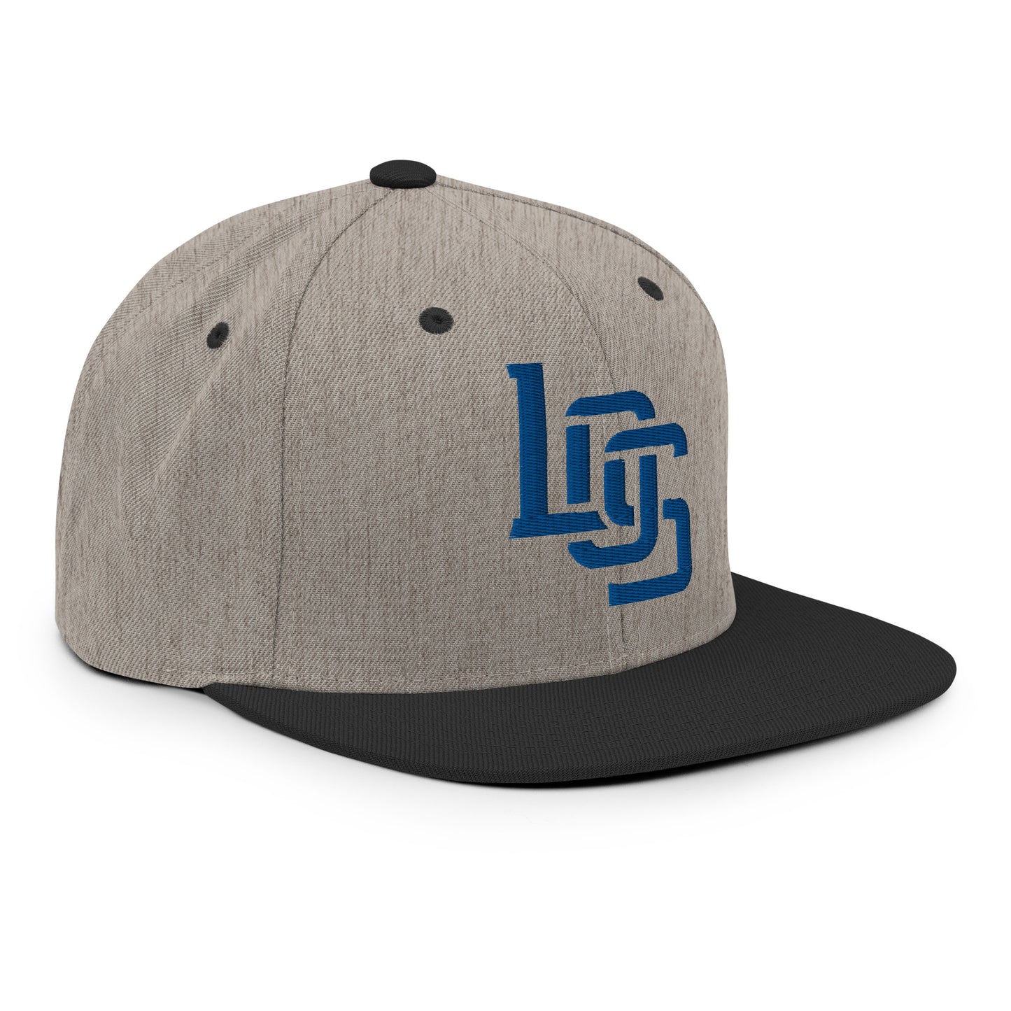 "LOS" Wool Blend Snapback | E Luna Brand ESSENTIAL | 2 Royal Thread Logos