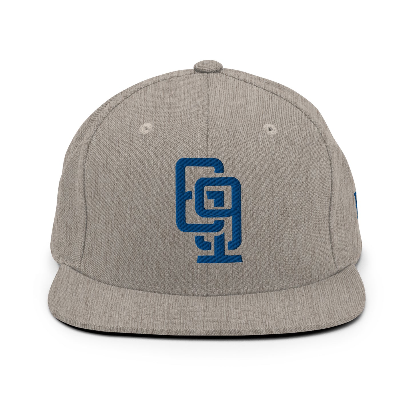 "619" Wool Blend Snapback | E Luna Brand ESSENTIAL | 2 Royal Thread Logos