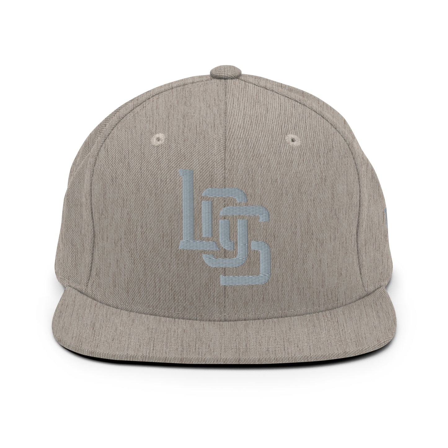 "LOS" Wool Blend Snapback | E Luna Brand ESSENTIAL | 2 Grey Thread Logos