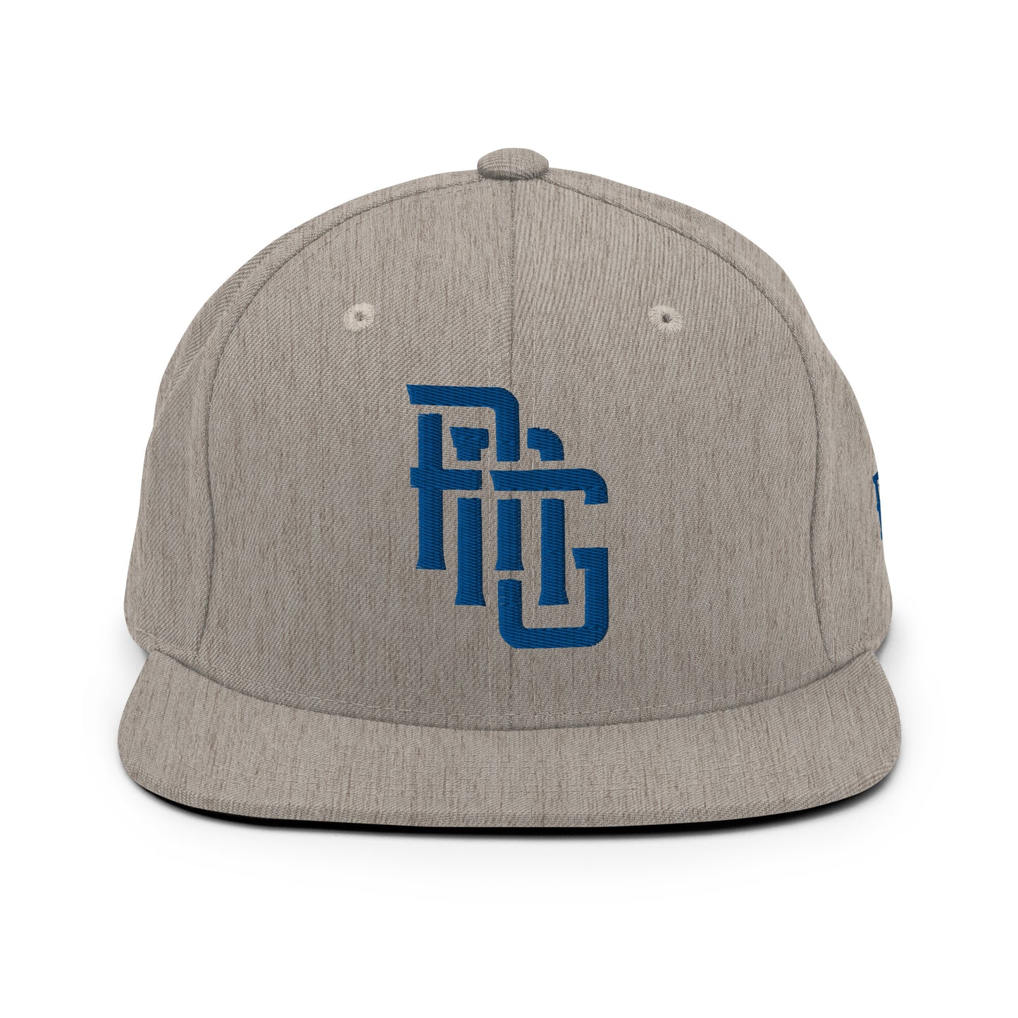 "ANG" Wool Blend Snapback | E Luna Brand ESSENTIAL | 2 Royal Thread Logos