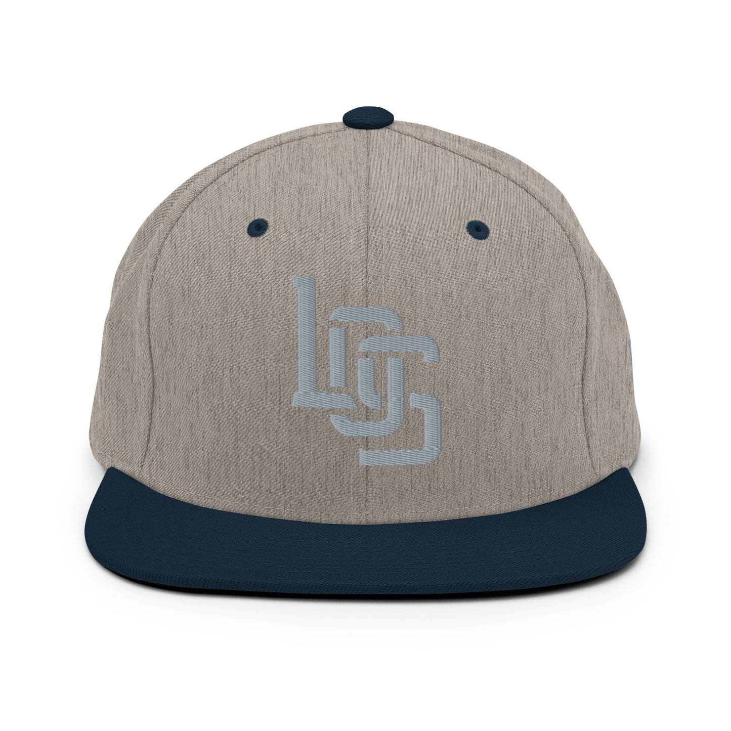 "LOS" Wool Blend Snapback | E Luna Brand ESSENTIAL | 2 Grey Thread Logos