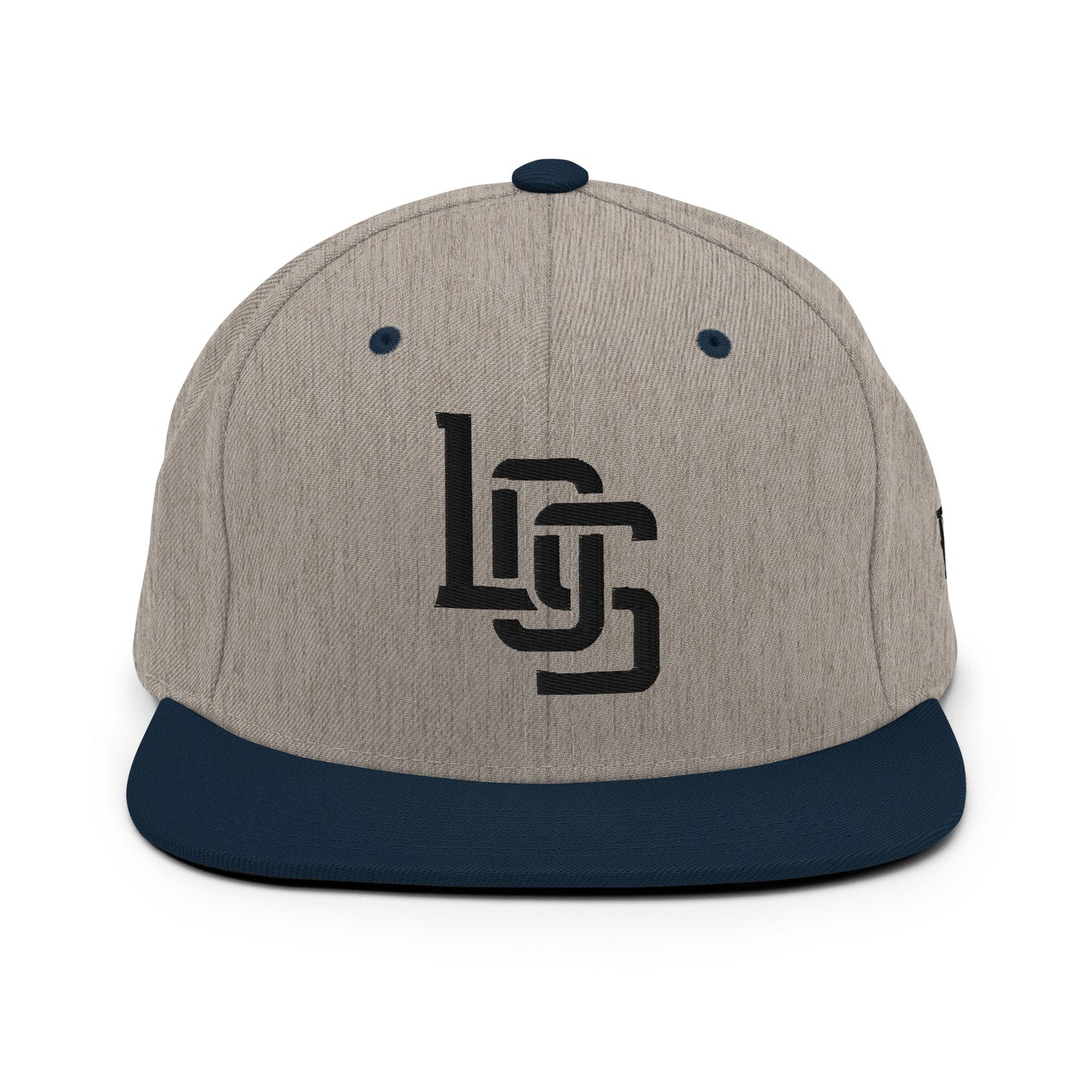 "LOS" Wool Blend Snapback | E Luna Brand ESSENTIAL | 2 Black Thread Logos