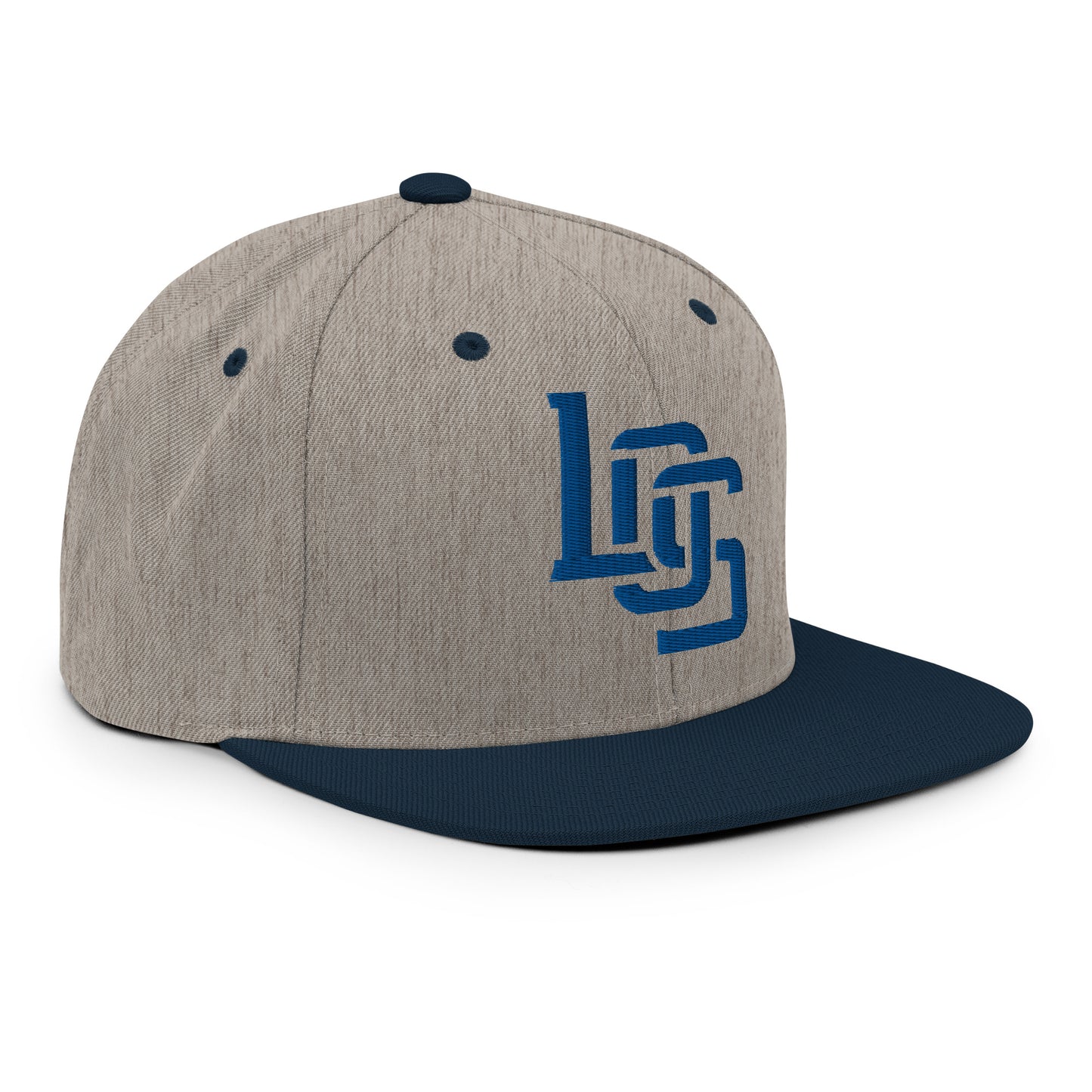 "LOS" Wool Blend Snapback | E Luna Brand ESSENTIAL | 2 Royal Thread Logos