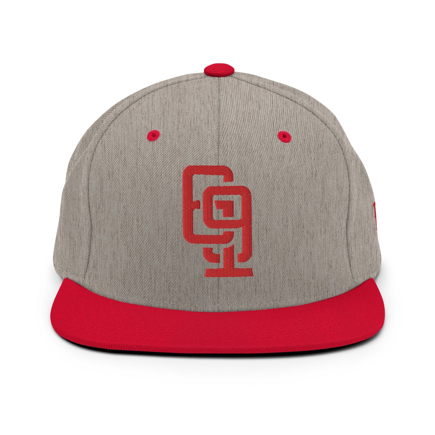 "619" Wool Blend Snapback | E Luna Brand ESSENTIAL | 2 Red Thread Logos