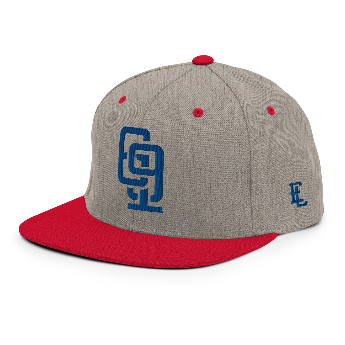 "619" Wool Blend Snapback | E Luna Brand ESSENTIAL | 2 Royal Thread Logos