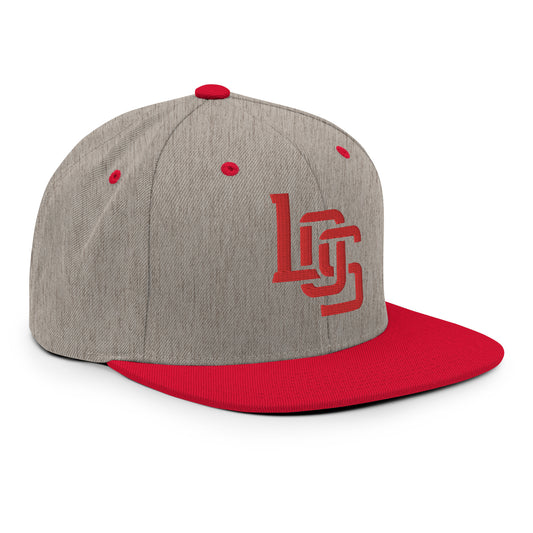 "LOS" Wool Blend Snapback | E Luna Brand ESSENTIAL | 2 Red Thread Logos