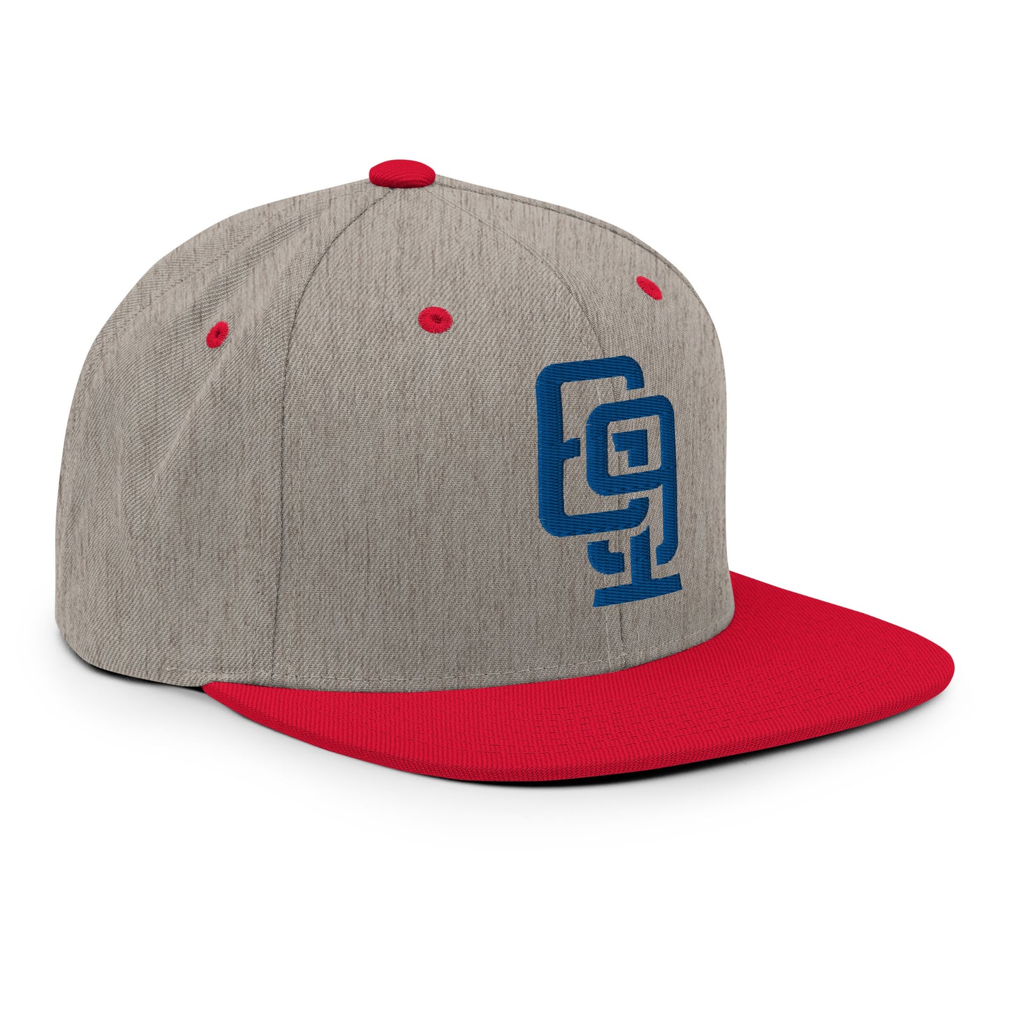 "619" Wool Blend Snapback | E Luna Brand ESSENTIAL | 2 Royal Thread Logos