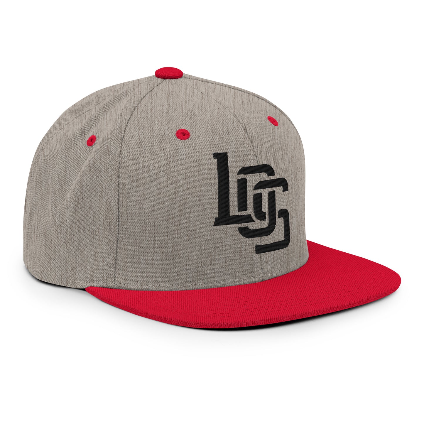 "LOS" Wool Blend Snapback | E Luna Brand ESSENTIAL | 2 Black Thread Logos