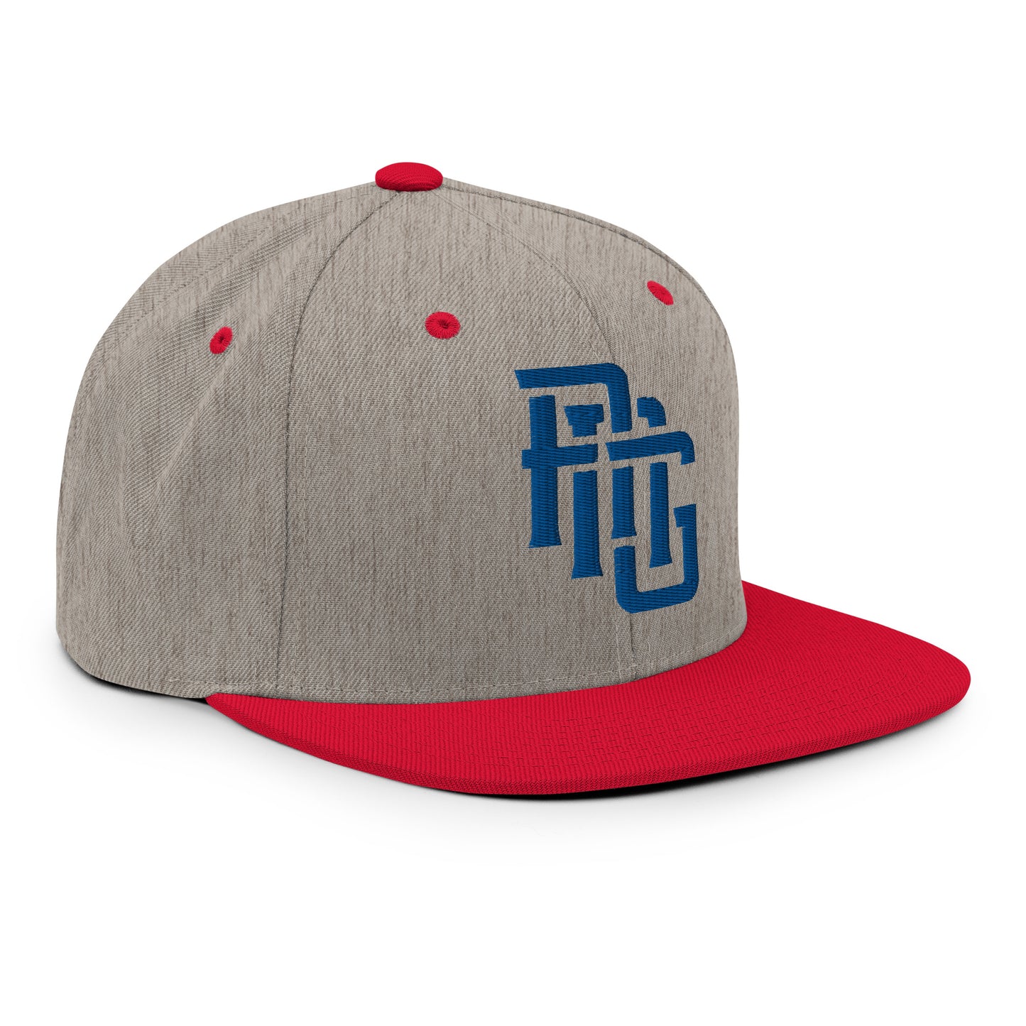 "ANG" Wool Blend Snapback | E Luna Brand ESSENTIAL | 2 Royal Thread Logos