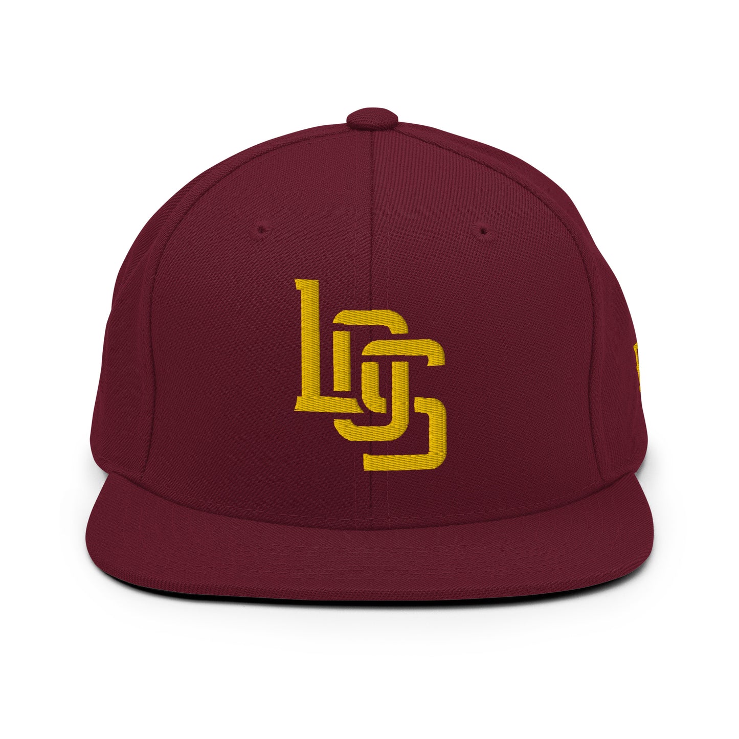 "LOS" Wool Blend Snapback | E Luna Brand ESSENTIAL | 2 Gold Thread Logos