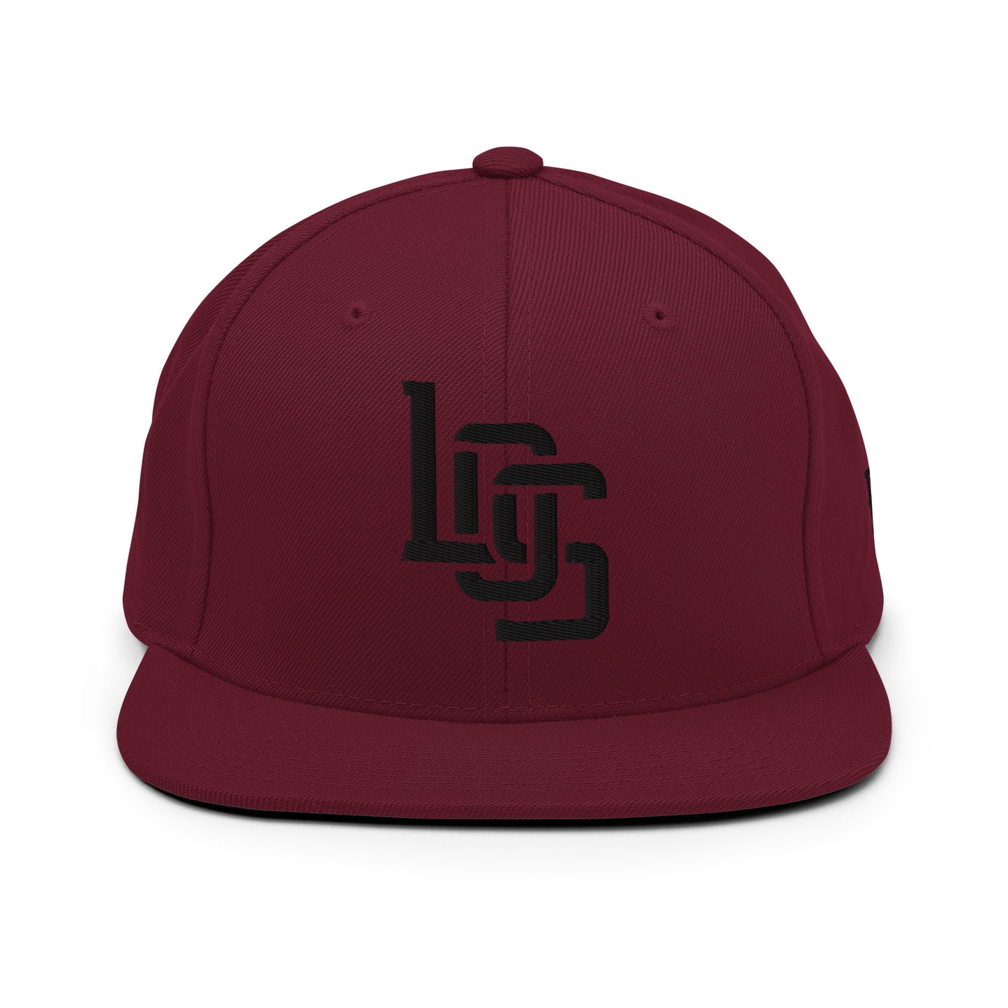"LOS" Wool Blend Snapback | E Luna Brand ESSENTIAL | 2 Black Thread Logos