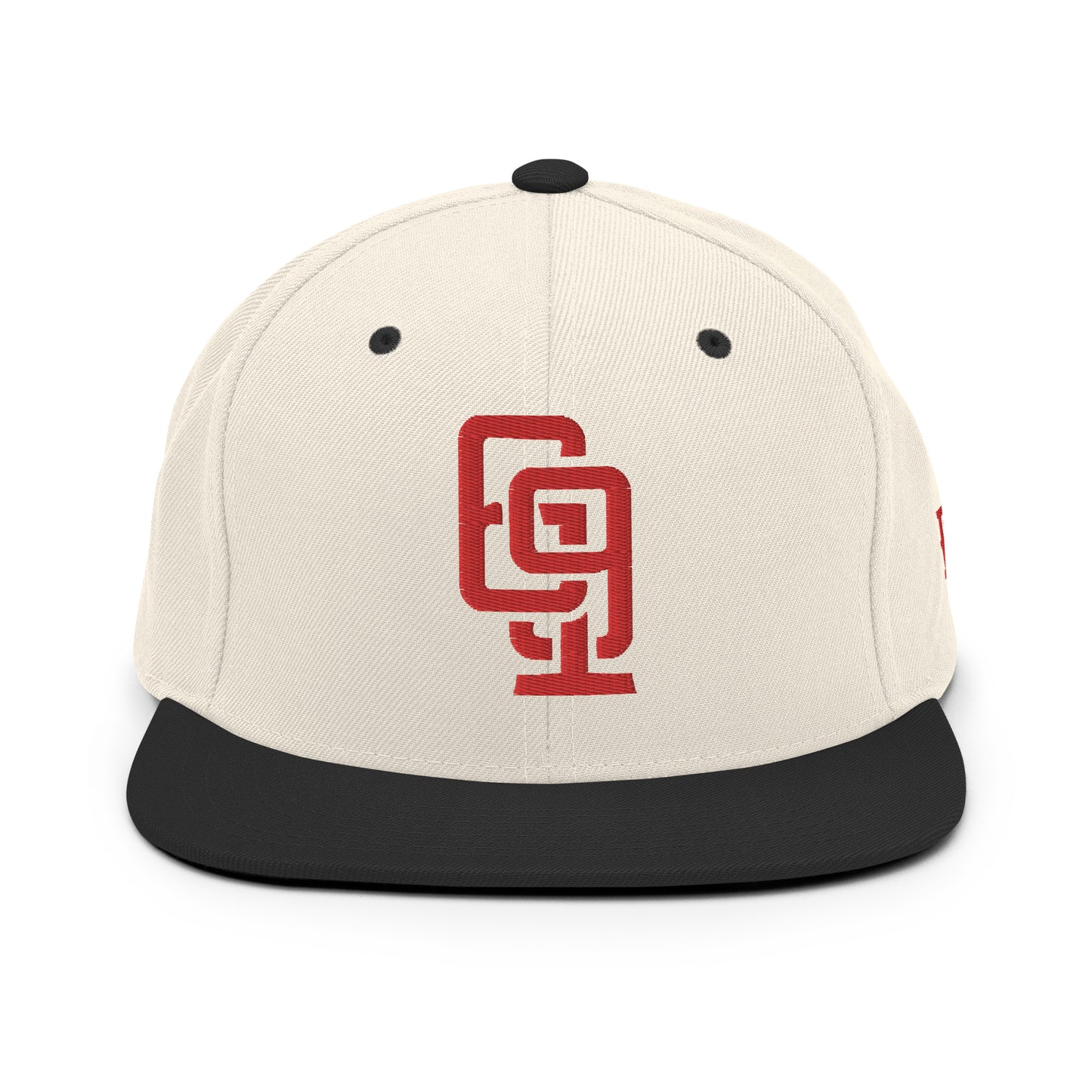 "619" Wool Blend Snapback | E Luna Brand ESSENTIAL | 2 Red Thread Logos