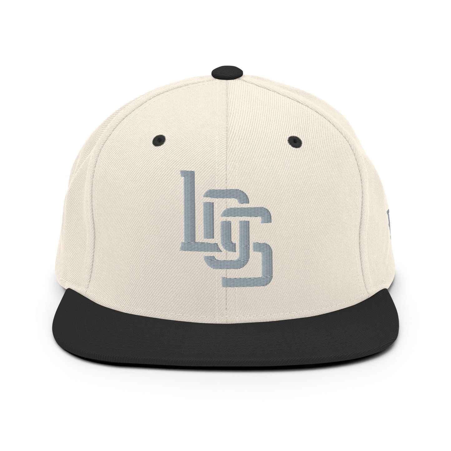 "LOS" Wool Blend Snapback | E Luna Brand ESSENTIAL | 2 Grey Thread Logos