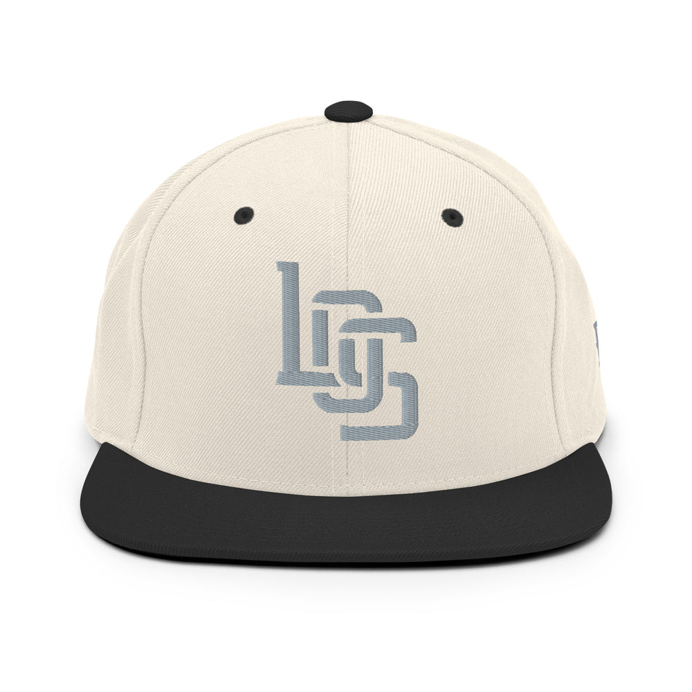 "LOS" Wool Blend Snapback | E Luna Brand ESSENTIAL | 2 Grey Thread Logos