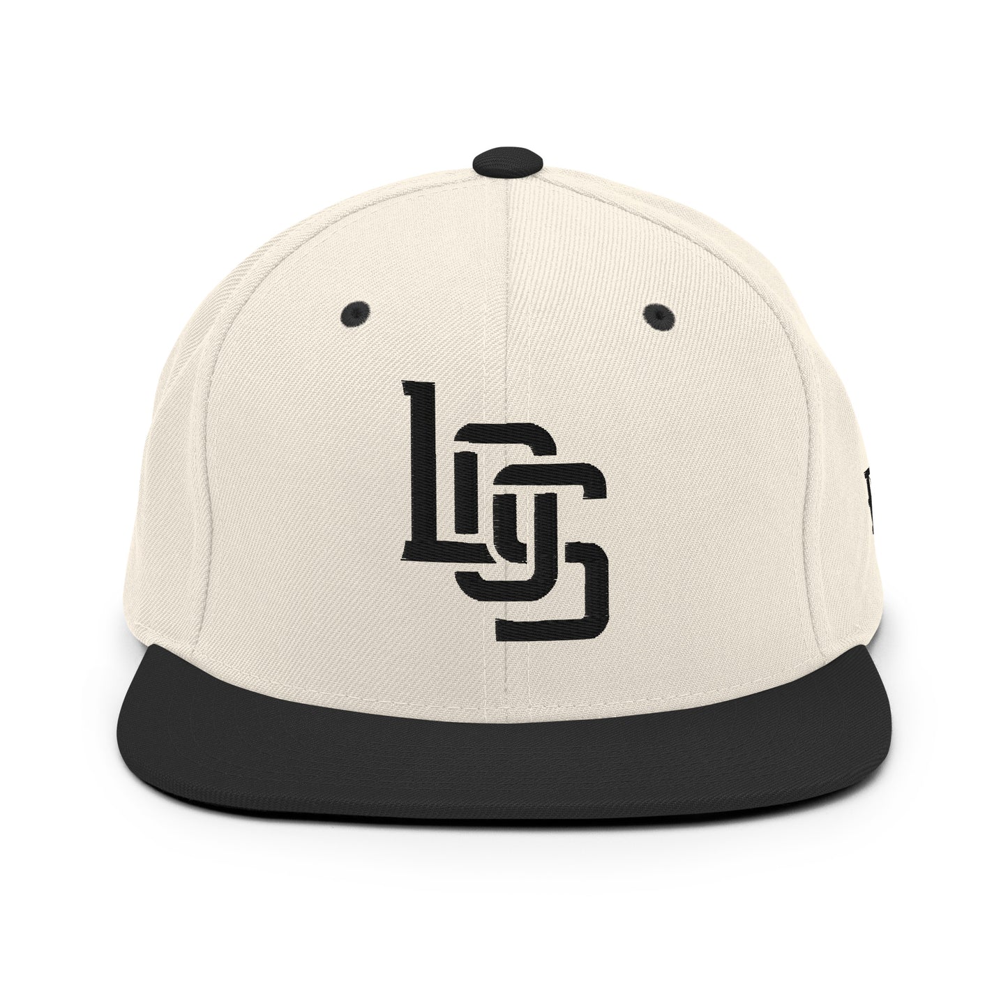 "LOS" Wool Blend Snapback | E Luna Brand ESSENTIAL | 2 Black Thread Logos