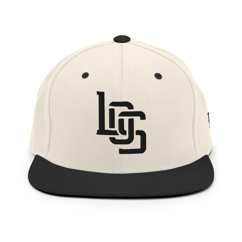 "LOS" Wool Blend Snapback | E Luna Brand ESSENTIAL | 2 Black Thread Logos