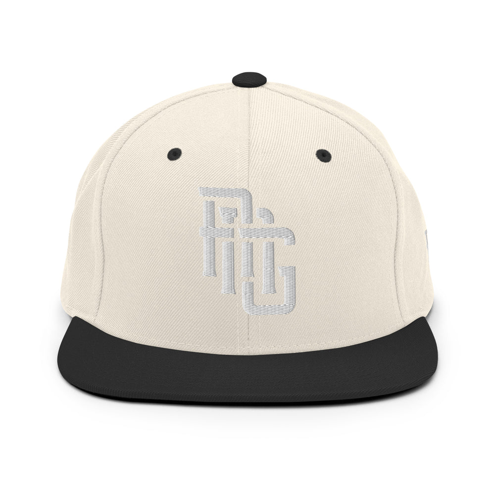 "ANG" Wool Blend Snapback | E Luna Brand ESSENTIAL | 2 White Thread Logos