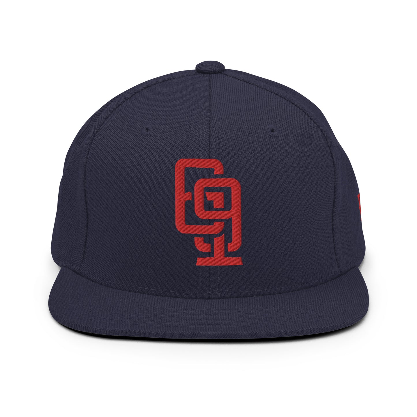 "619" Wool Blend Snapback | E Luna Brand ESSENTIAL | 2 Red Thread Logos