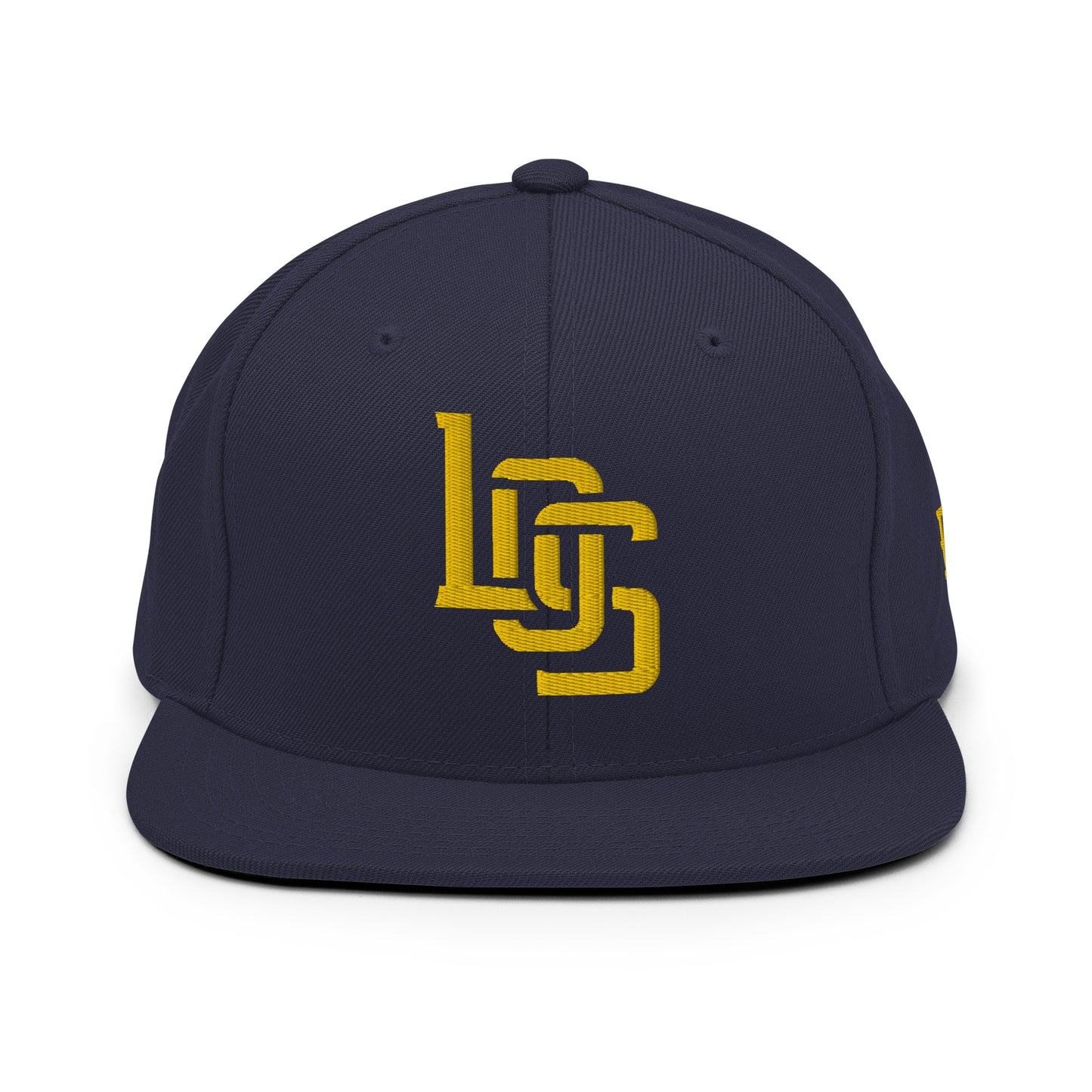 "LOS" Wool Blend Snapback | E Luna Brand ESSENTIAL | 2 Gold Thread Logos