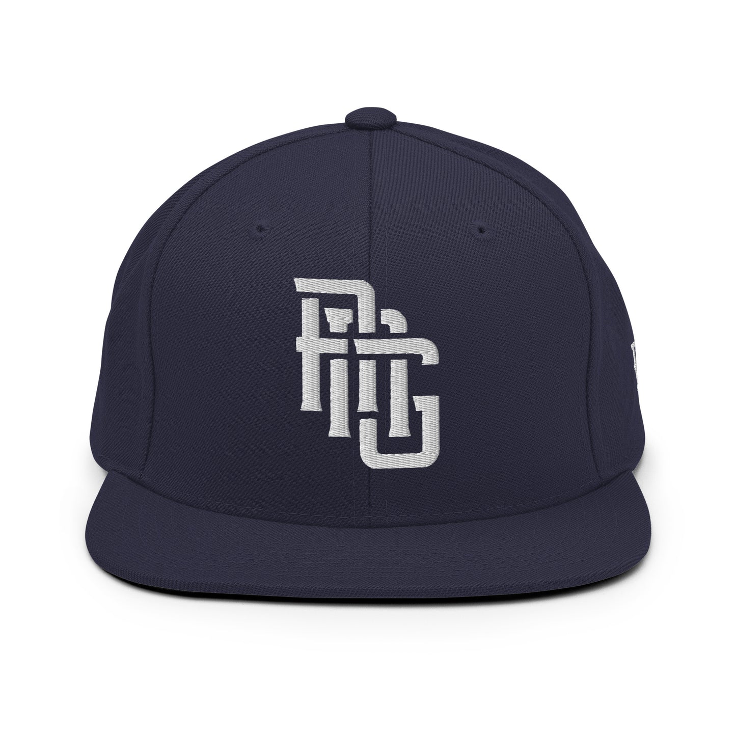 "ANG" Wool Blend Snapback | E Luna Brand ESSENTIAL | 2 White Thread Logos
