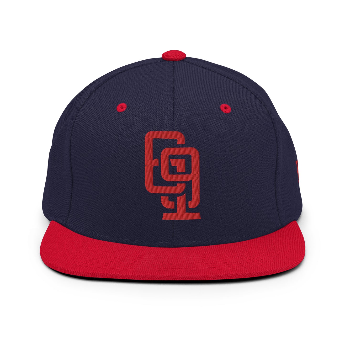 "619" Wool Blend Snapback | E Luna Brand ESSENTIAL | 2 Red Thread Logos