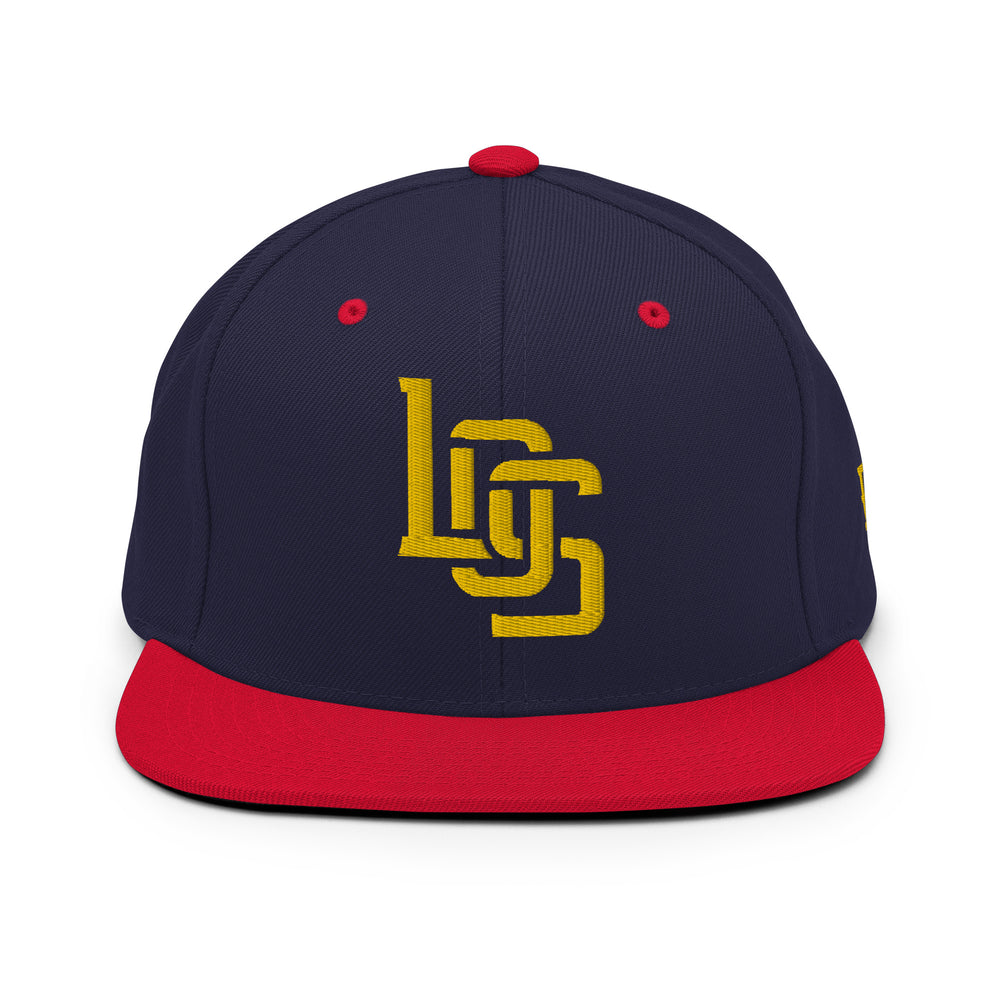 "LOS" Wool Blend Snapback | E Luna Brand ESSENTIAL | 2 Gold Thread Logos