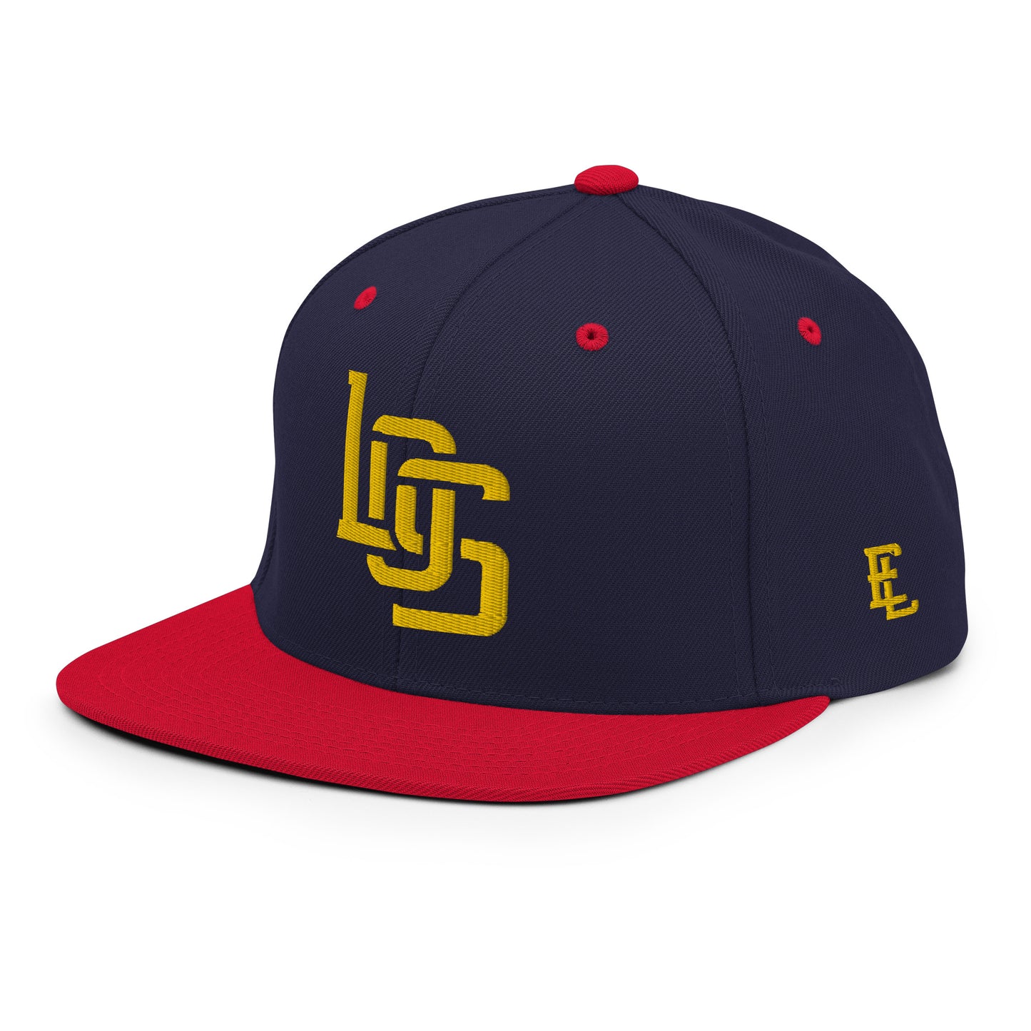 "LOS" Wool Blend Snapback | E Luna Brand ESSENTIAL | 2 Gold Thread Logos