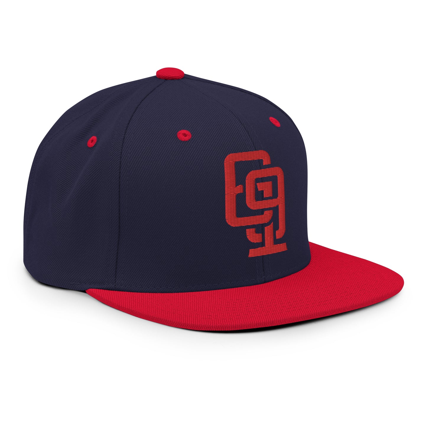 "619" Wool Blend Snapback | E Luna Brand ESSENTIAL | 2 Red Thread Logos