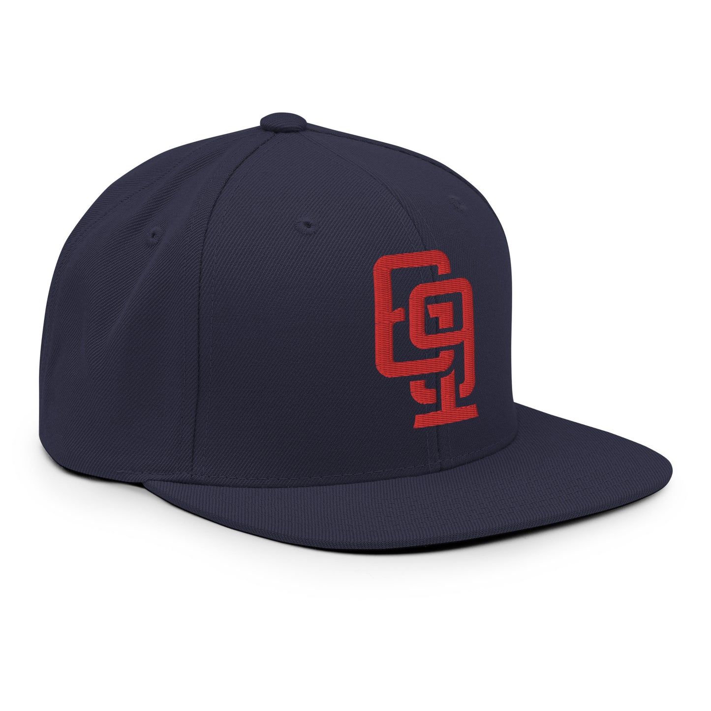 "619" Wool Blend Snapback | E Luna Brand ESSENTIAL | 2 Red Thread Logos