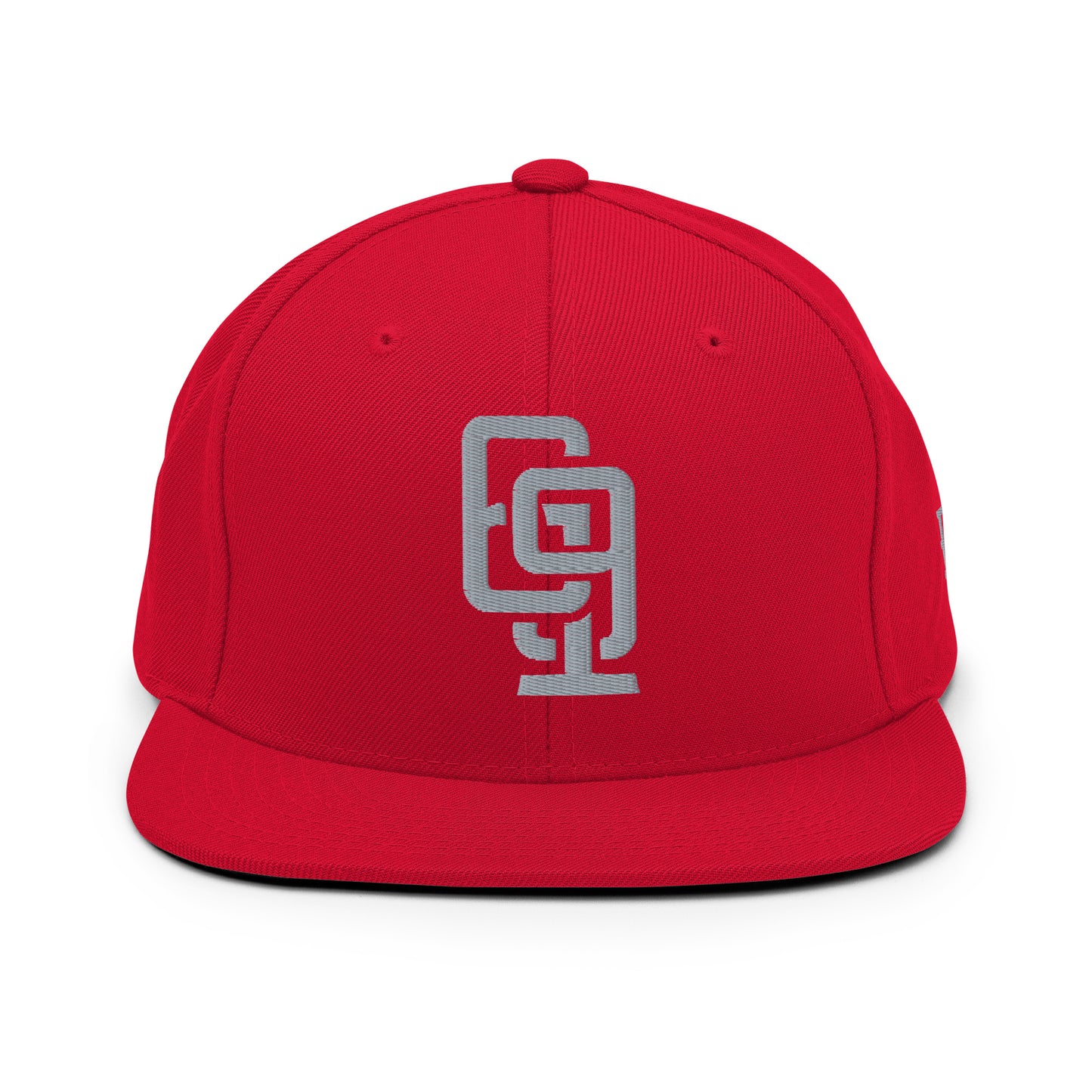 "619" Wool Blend Snapback | E Luna Brand ESSENTIAL | 2 Grey Thread Logos