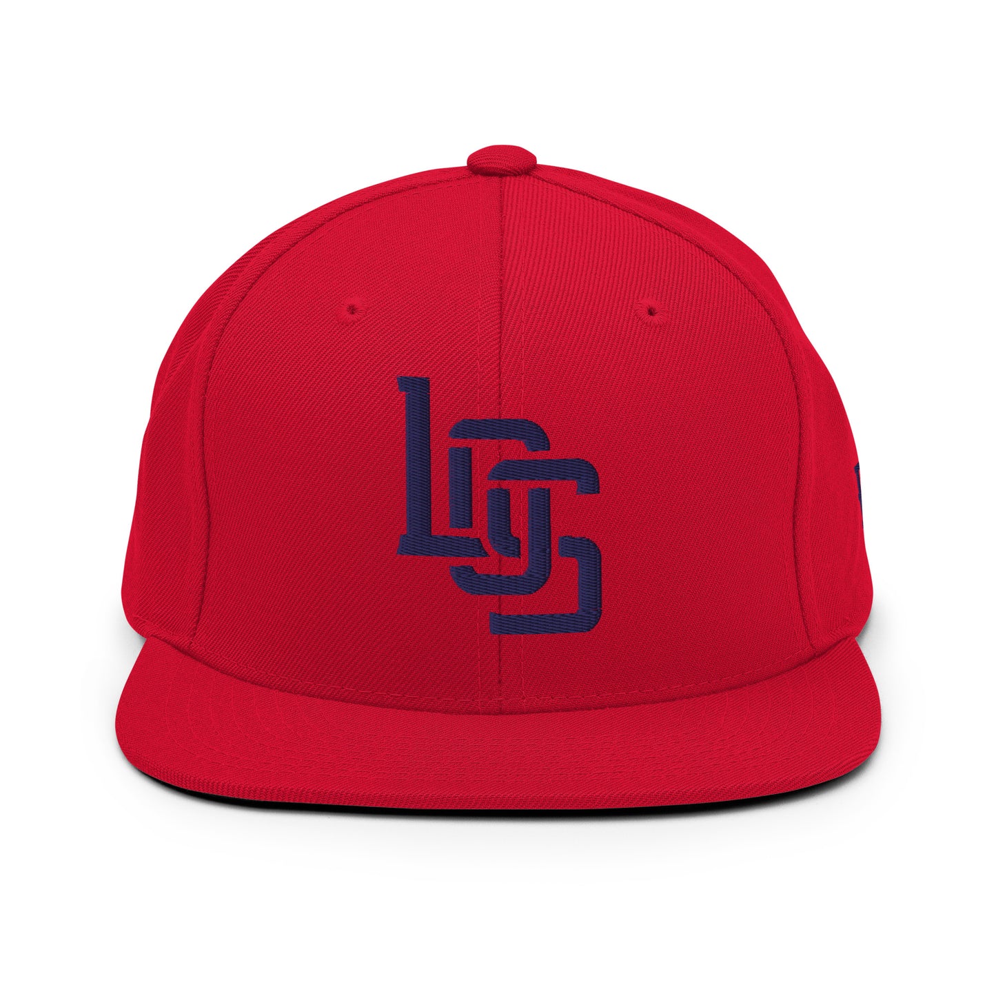 "LOS" Wool Blend Snapback | E Luna Brand ESSENTIAL | 2 Navy Thread Logos