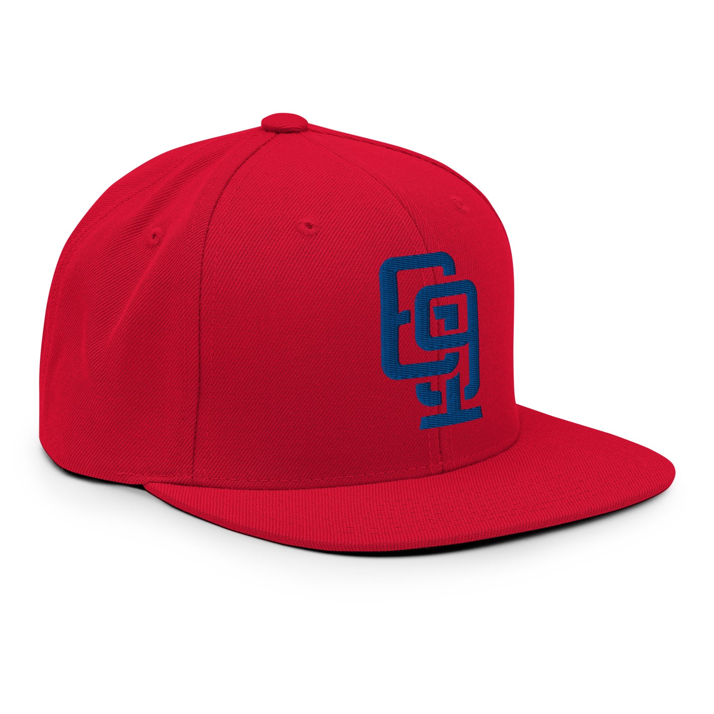 "619" Wool Blend Snapback | E Luna Brand ESSENTIAL | 2 Royal Thread Logos