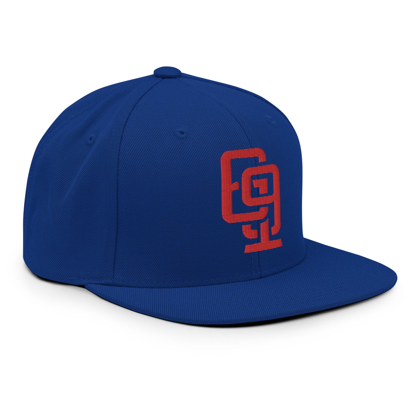 "619" Wool Blend Snapback | E Luna Brand ESSENTIAL | 2 Red Thread Logos