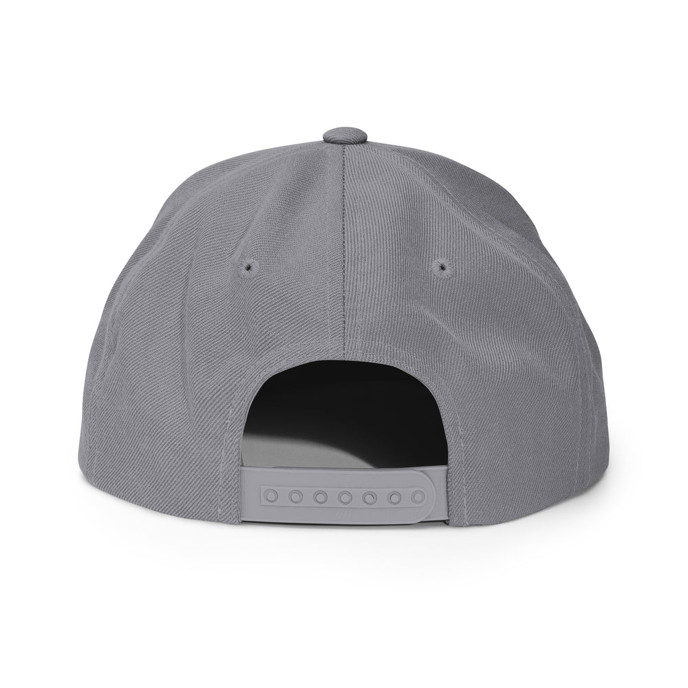"619" Wool Blend Snapback | E Luna Brand ESSENTIAL | 2 Black Thread Logos | 3D Puff Edition