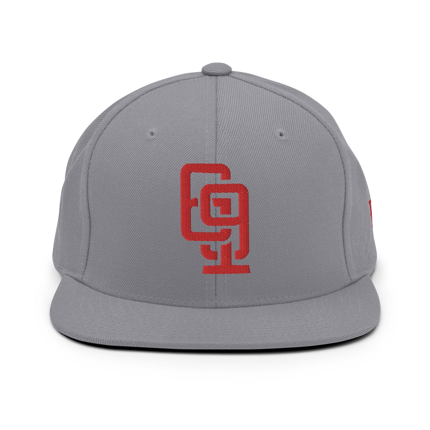 "619" Wool Blend Snapback | E Luna Brand ESSENTIAL | 2 Red Thread Logos