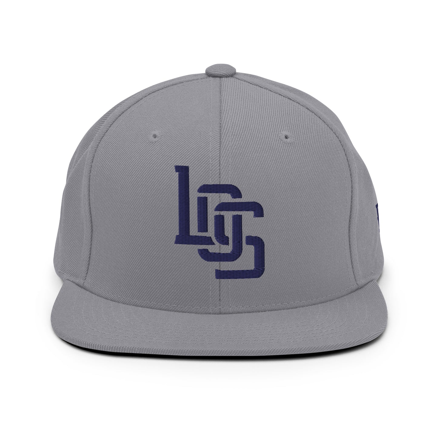 "LOS" Wool Blend Snapback | E Luna Brand ESSENTIAL | 2 Navy Thread Logos