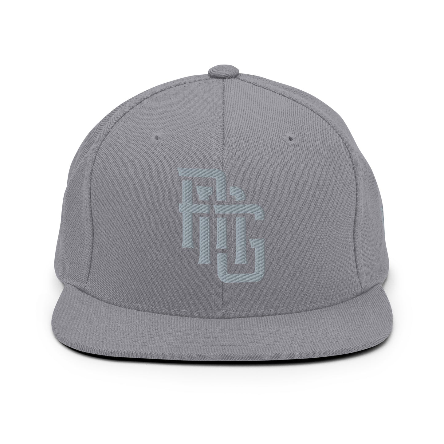 "ANG" Wool Blend Snapback | E Luna Brand ESSENTIAL | 2 Grey Thread Logos