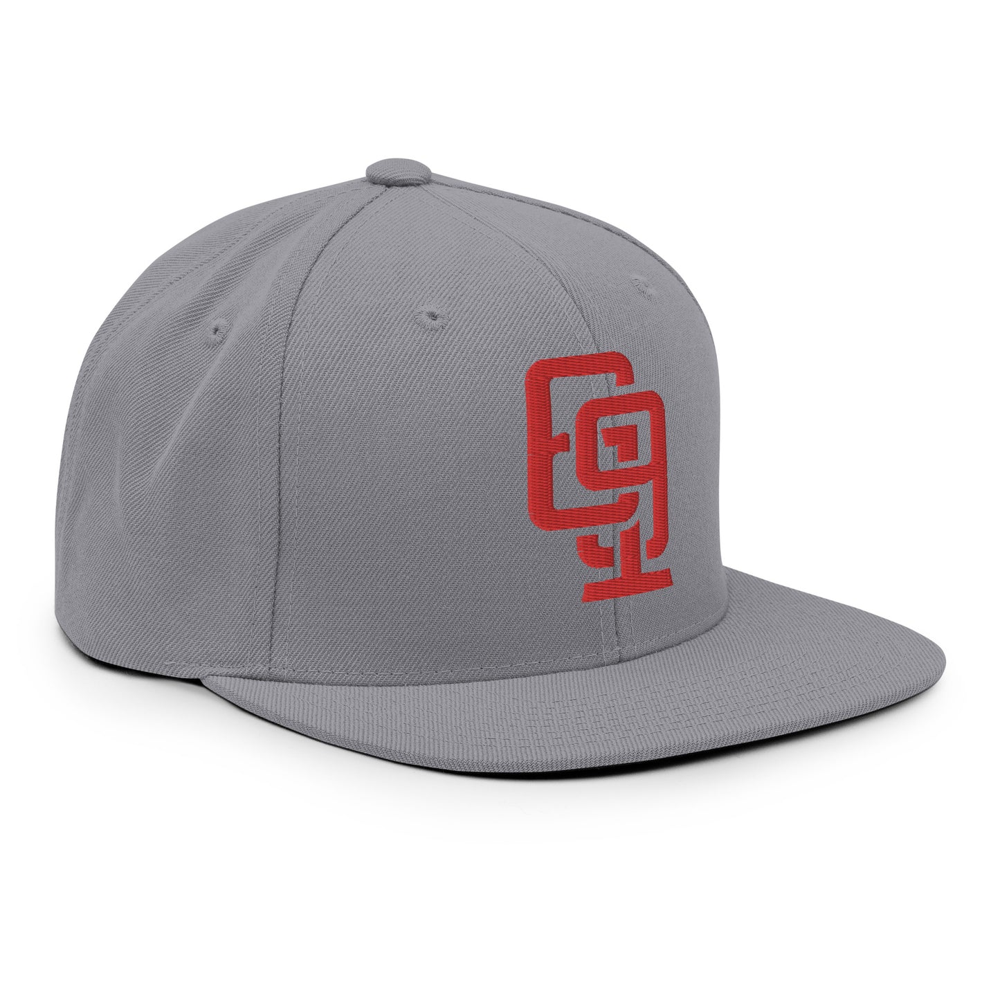 "619" Wool Blend Snapback | E Luna Brand ESSENTIAL | 2 Red Thread Logos