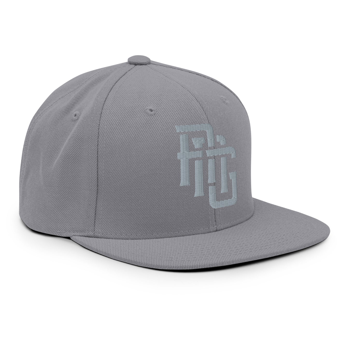 "ANG" Wool Blend Snapback | E Luna Brand ESSENTIAL | 2 Grey Thread Logos