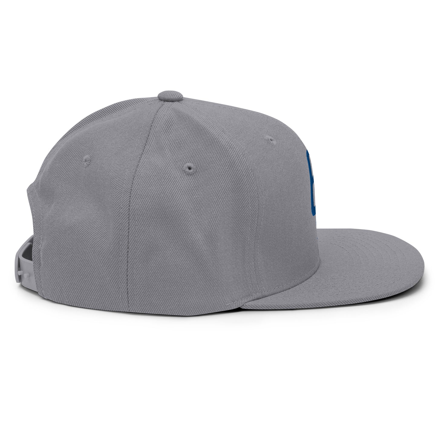 "619" Wool Blend Snapback | E Luna Brand ESSENTIAL | 2 Royal Thread Logos