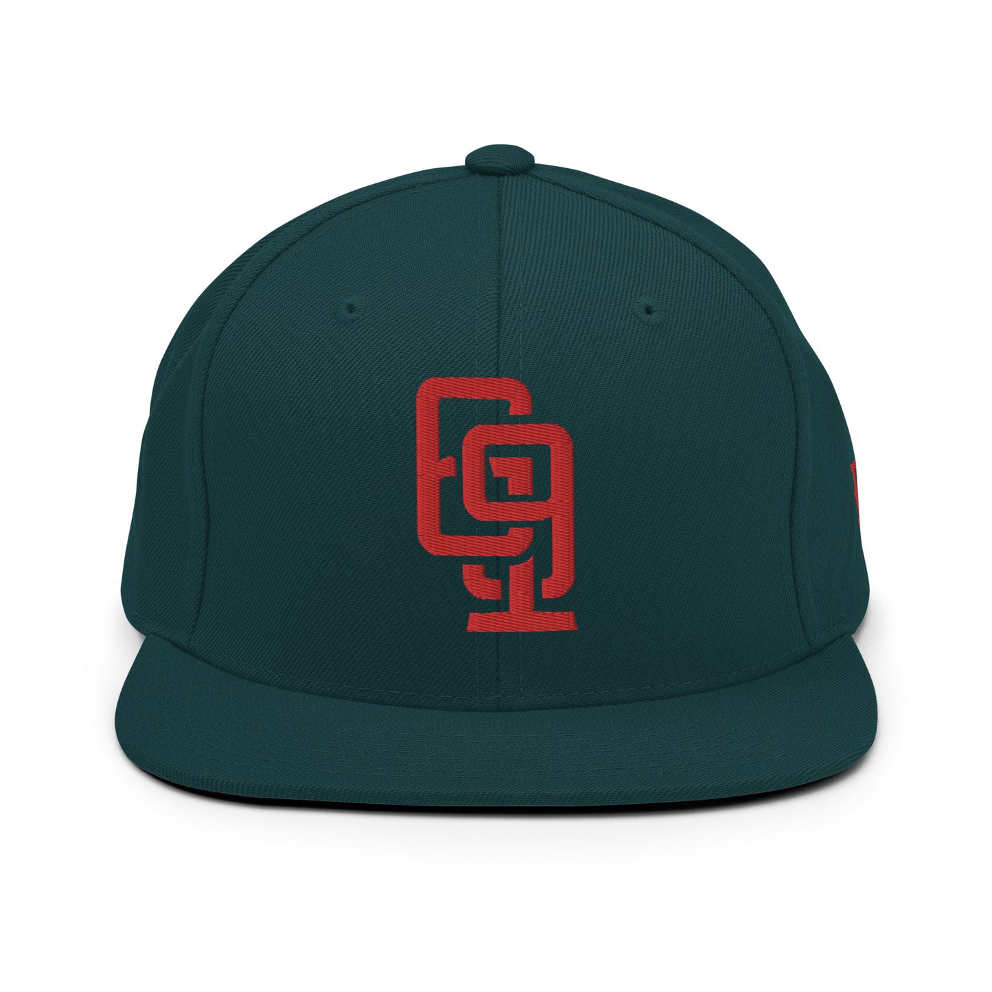 "619" Wool Blend Snapback | E Luna Brand ESSENTIAL | 2 Red Thread Logos