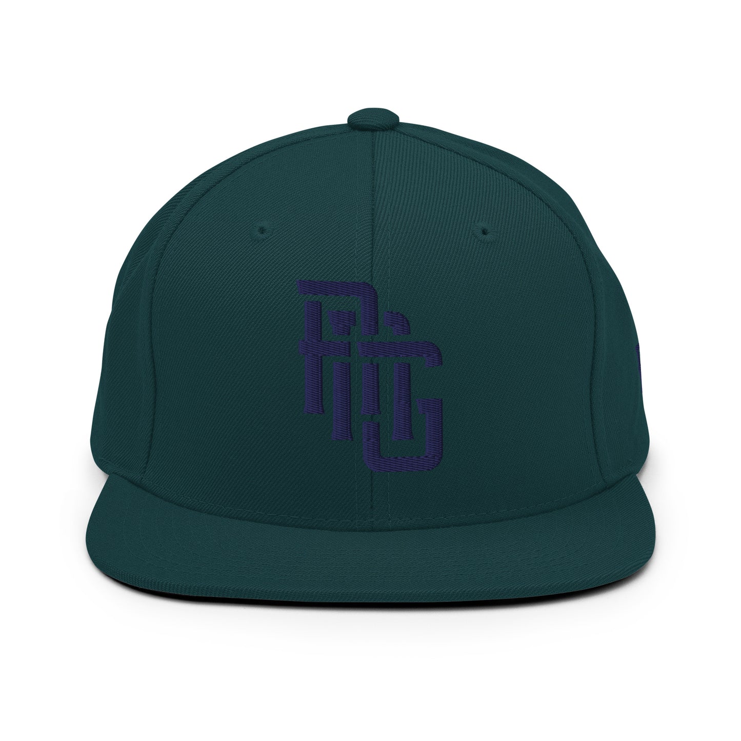 "ANG" Wool Blend Snapback | E Luna Brand ESSENTIAL | 2 Navy Thread Logos