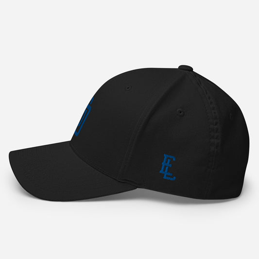 Gorra de sarga estructurada "DGO" | E Luna Brand ESSENTIAL | 2 logotipos bordados en hilo real | Edición 3D Puff